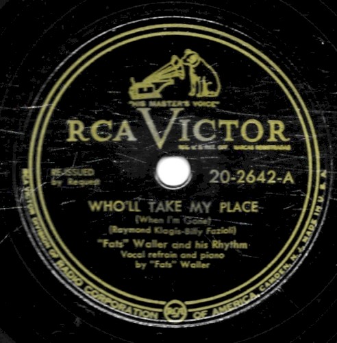 Who'll Take My Place (When I'm Gone) / Don't You Know or Don't You Care?