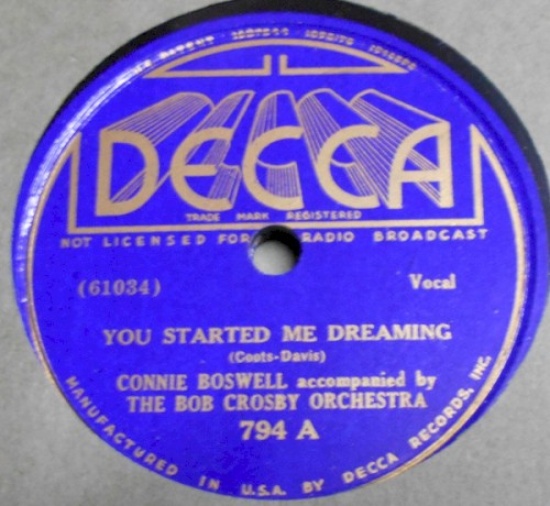 You Started Me Dreaming / Mommy
