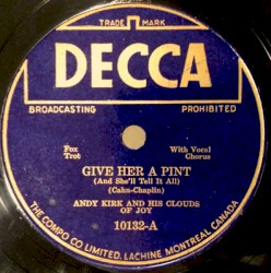 Give Her a Pint (And She'll Tell It All) / Moten Swing