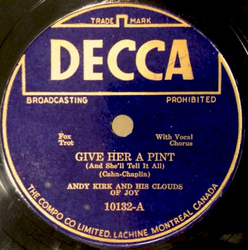 Give Her a Pint (And She'll Tell It All) / Moten Swing