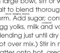 Cookbook