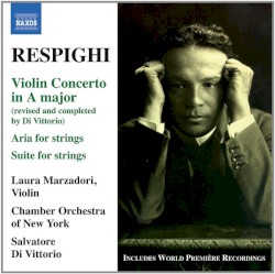 Violin Concerto in A major / Aria for Strings / Suite for Strings