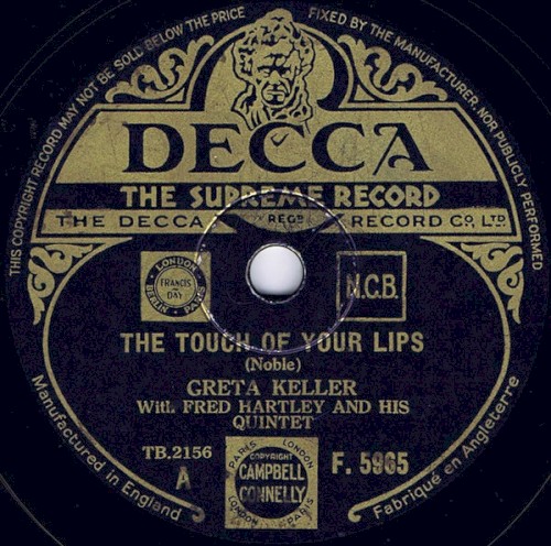 The Touch of Your Lips / Alone