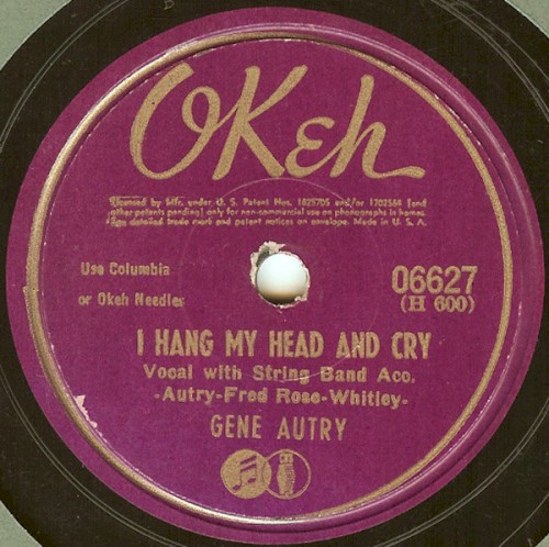 I Hang My Head And Cry / You'll Be Sorry
