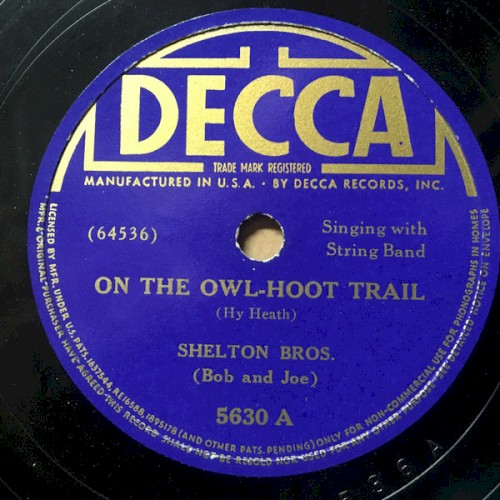 On The Owl-Hoot Trail / She's Somebody's Darling Once More