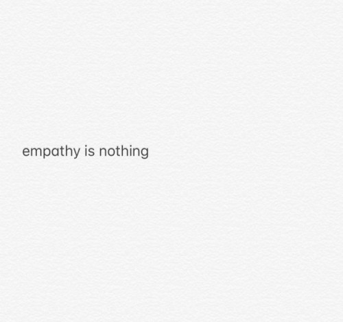 Empathy Is Nothing