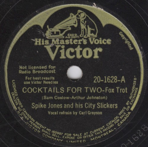 Cocktails for Two / Leave the Dishes in the Sink, Ma