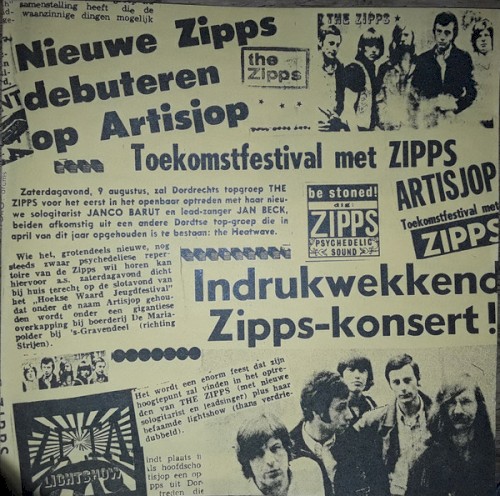 The Zipps Live - Artisjop Festival 1969