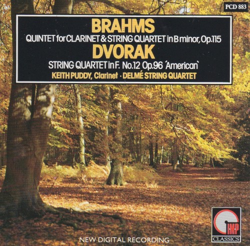 Brahms: Clarinet Quintet / Dvořák: String Quartet no. 12