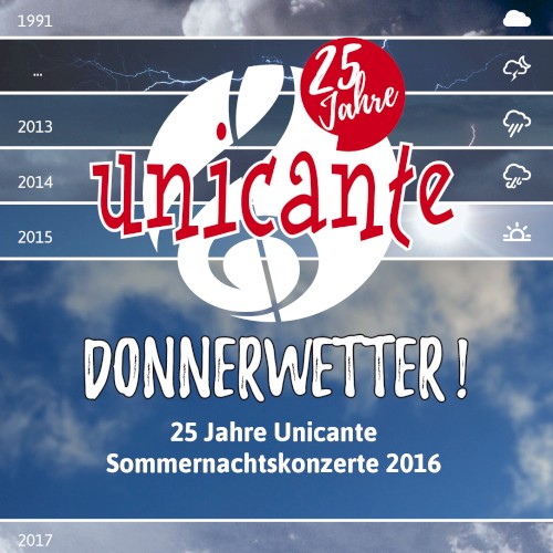 Donnerwetter! 25 Jahre Unicante: Sommernachtskonzerte 2016