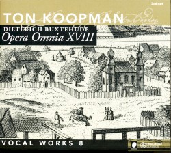Opera Omnia Works XVIII, Vocal Works 8