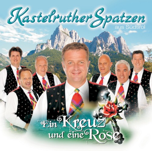 Ein Kreuz und eine Rose
