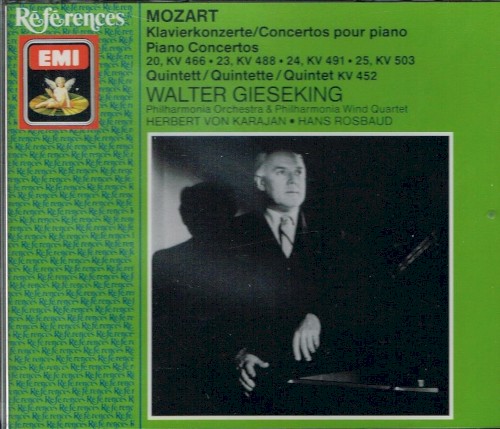Piano Concertos 20, KV 466 / 23, KV 488 / 24, KV 491 / 25, KV 503 / Quintet KV 452