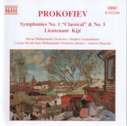 Symphony no. 1 "Classical" / Symphony no. 5 / Lieutenant Kijé
