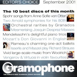Editor’s Choice: September 2001