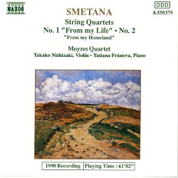 String Quartets no. 1 “From My Life” & no. 2 / “From My Homeland”
