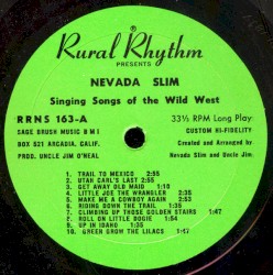 Singing Songs of the Wild West