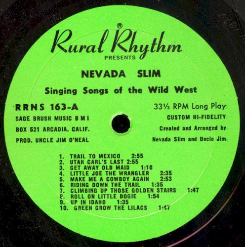 Singing Songs of the Wild West