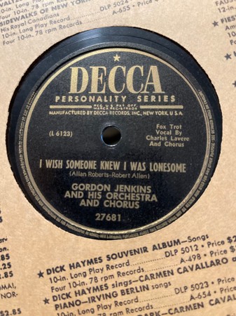 I Wish Someone Knew I Was Lonesome / Tell the Truth