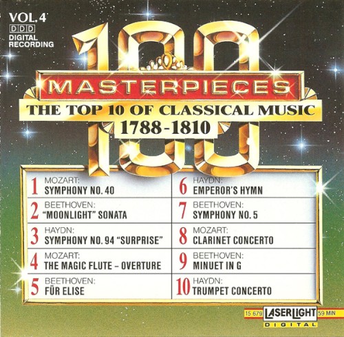 100 Masterpieces, Volume 4: The Top 10 of Classical Music 1788-1810