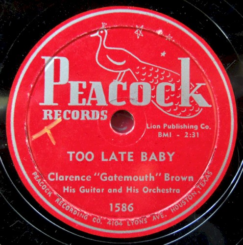 Too Late Baby / Take My Chances