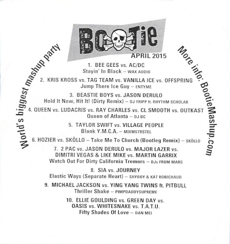 Bootie: April 2015