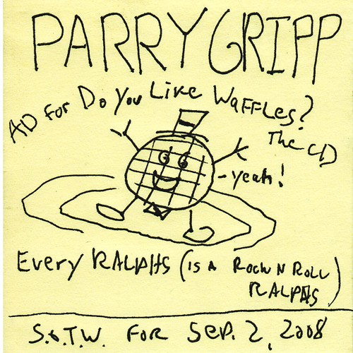 Ad for Do You Like Waffles? The CD / Every Ralphs (Is a Rock n Roll Ralphs)