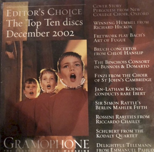 Gramophone Editor's Choice: The Top Ten Discs December 2002