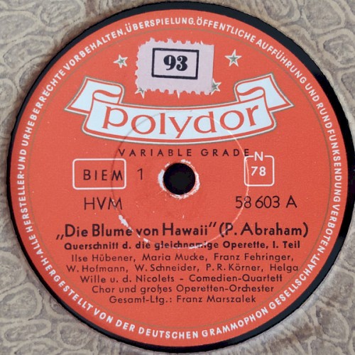 Die Blume von Hawaii