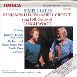 Sings Folk Songs At Tanglewood & Simple Gifts
