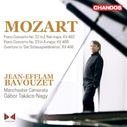 Piano Concerto no. 22 in E-flat major, KV 482 / Piano Concerto no. 23 in A major, KV 488 / Overture to "Der Schauspieldirektor", KV 486