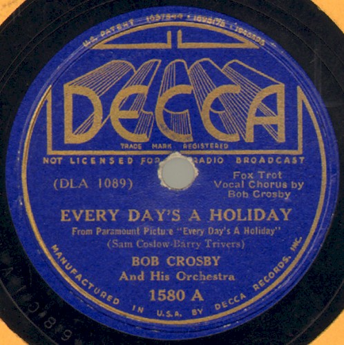 Every Day's a Holiday / Thrill of a Lifetime