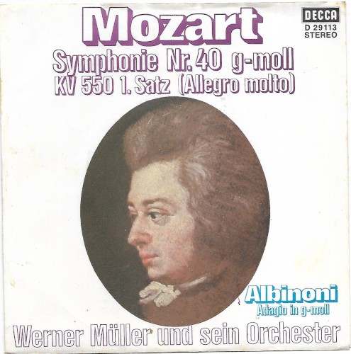Symphonie Nr. 40 G-Moll KV 550 1. Satz (Allegro Molto) / Adagio in G-Moll