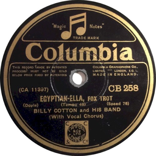 Egyptian Ella / I Lost My Gal From Memphis