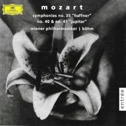 Symphonies no. 35 "haffner", no. 40 & no. 41 "jupiter"