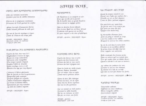 Odes aux lointains souverains