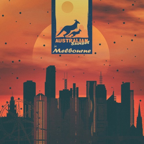 Australian Sunset in Melbourne