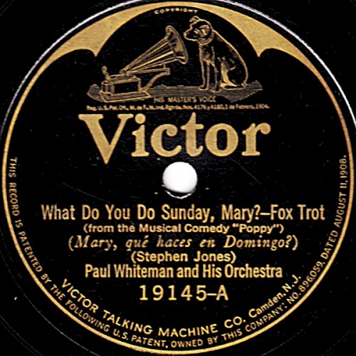 What Do You Do, Sunday, Mary? / Chansonette