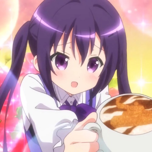 latte and a muffin