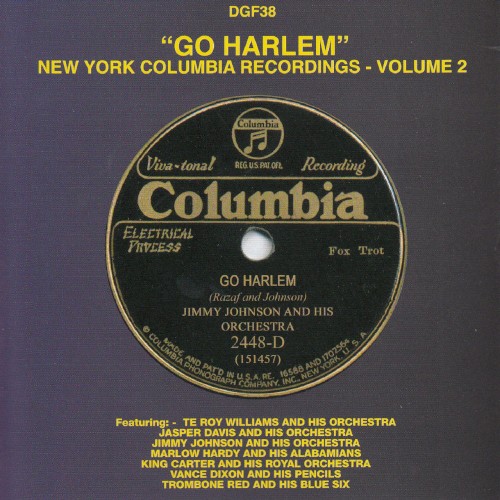 Go Harlem: New York Columbia Recordings, Vol. 2