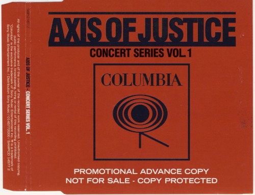 Axis of Justice: Concert Series, Volume 1