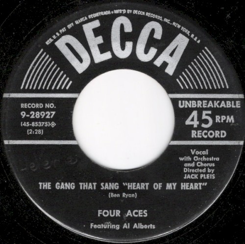 The Gang That Sang "Heart of My Heart" / Stranger in Paradise