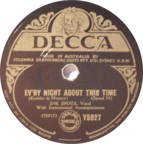 Ev'ry Night About This Time / Just as Though You Were Here