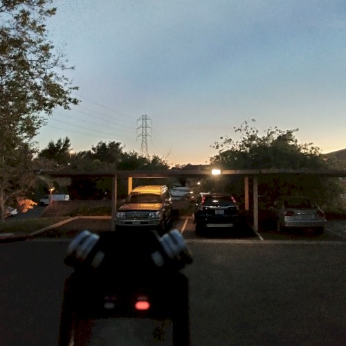 Apartment Complex Dusk Walk