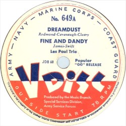 Dreamdust / Fine and Dandy / Straighten Up and Fly Right / Drop Me Off in Harlem