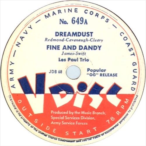 Dreamdust / Fine and Dandy / Straighten Up and Fly Right / Drop Me Off in Harlem