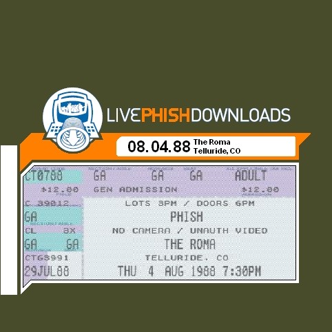 1988-08-04: The Roma, Telluride, CO, USA