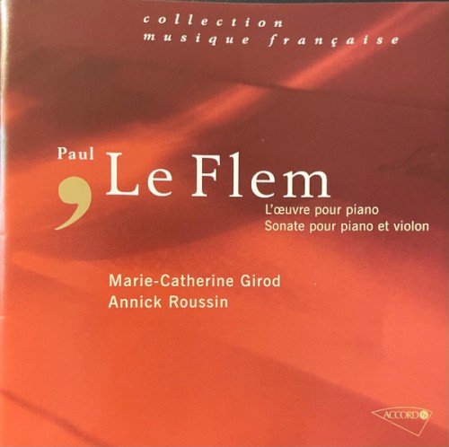 L'Oeuvre Pour Piano / Sonate Pour Violon Et Piano