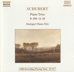 Piano Trios: D. 898 / D. 28