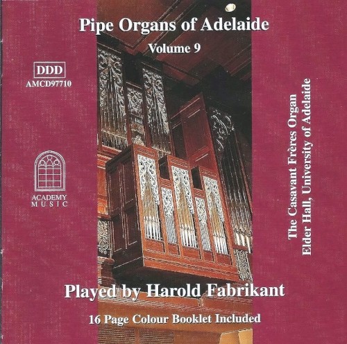 Pipe Organs of Adelaide, Volume 9